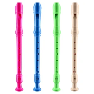 Floot Soprano, flute, plastic, 8 holes, mix colors