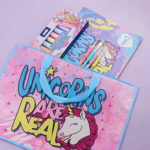 Alternative view of SB04, drawing pad bag, Real Unicorns