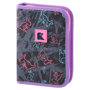 Decker, full pencil case, 1 zip, Kengur, girls