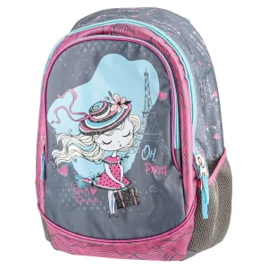 Smash, backpack, Paris girl