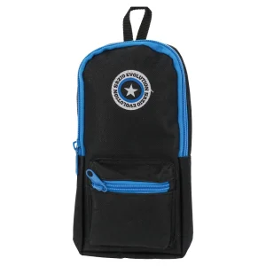 Pop case, pencil case, black - blue