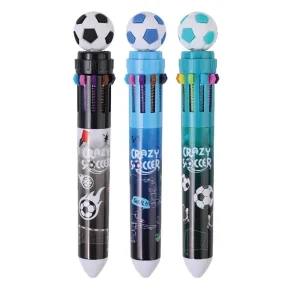 Alternative view of Colorito, ballpoint pen, multicolor, Football