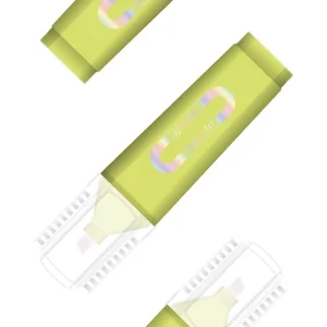 Kaito, glitter highlighter, chisel tip, neon, green