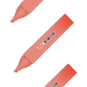 Colorscape, highlighter, chisel tip, red