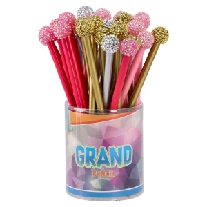 Alternative view of Grand, pencil with glitter ball, HB