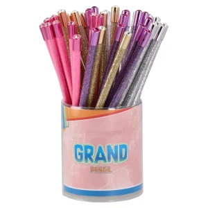 Alternative view of Grand, pencil with cap, glitter, HB
