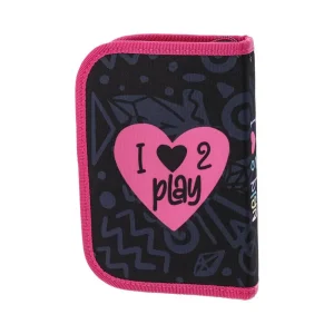 Decker, full pencil case, 1 zip, I love to play