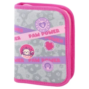 Decker, full pencil case, 1 zip, Paw Power