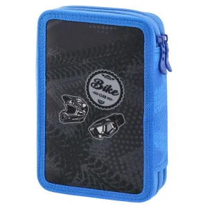 Alternative view of Double decker, full pencil case, 2 zippers, Wild Quad