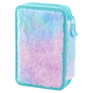 Alternative view of Double decker, full pencil case, 2 zippers, Bubble Tea