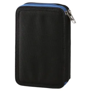 Alternative view of Double decker fancy, full pencil case, 2 zippers, Football