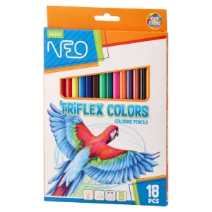 Triflex colors, color pencils, 18pcs