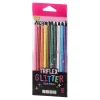 Triflex shine, color pencils, glitter, black wood, 10pcs