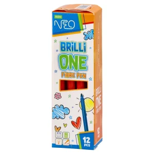 Brilli one, fibre pen, red