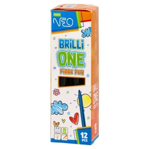Brilli one, fibre pen, black