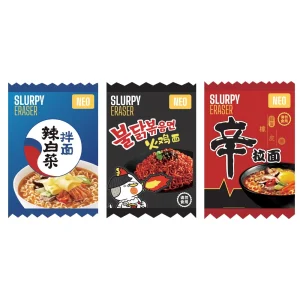 Alternative view of Slurpy, eraser, Instant Noodle