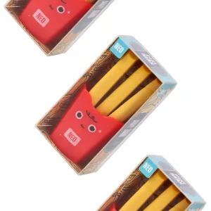 Pixi max, eraser, French fries