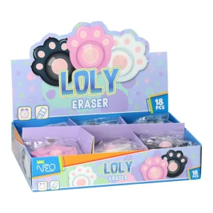 Alternative view of Loly, eraser, Paw