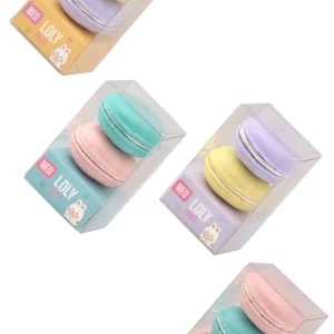 Loly, eraser, Macaron