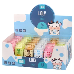 Alternative view of Loly, eraser, Milk