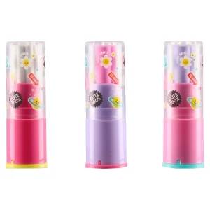 Alternative view of Dably, sharpener with eraser, Lipstick