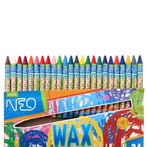 Alternative view of Wax, crayon colors, 24pcs