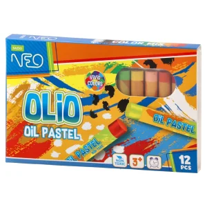 Olio, oil pastel, set, 12pcs