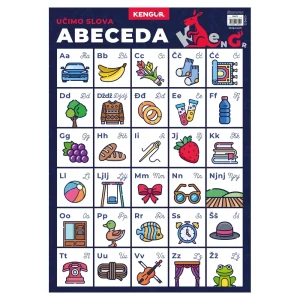 Mensa XL, poster, alphabet, B2