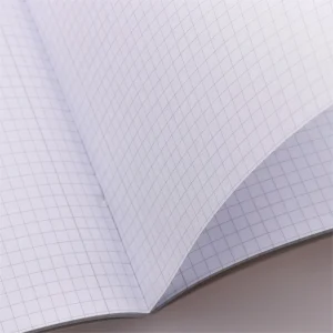 Alternative view of Basic spiral 100, spiral notebook, A4, square, 100 sheets, College