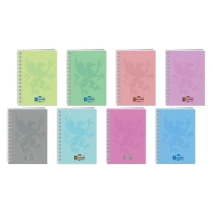 Basic spiral 100, spiral notebook, A6, square, 100 sheets, College