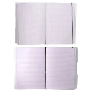 Alternative view of Flex open, notebook with PP cover, A4, square, line, 80 sheets, College