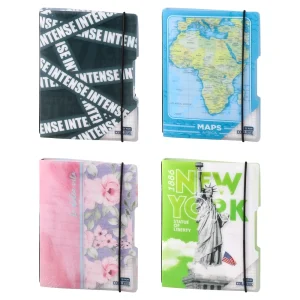 Flex open, notebook with PP cover, A6, square, 40 sheets, College