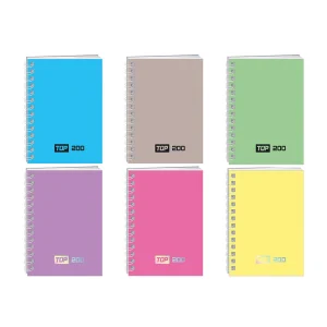 Strong spiral 200, notebook hard cover, A4, line, 200 sheets, Top