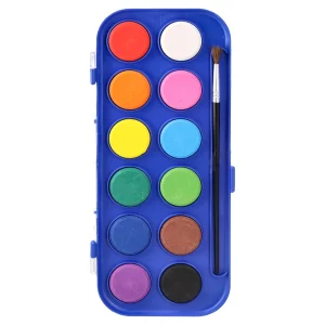 Alternative view of Creative, watercolor with brush, large, 12pcs