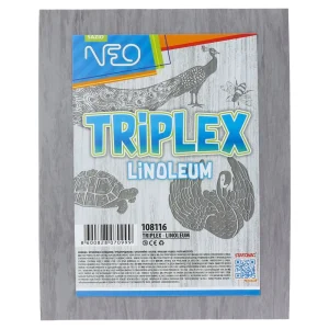 Triplex, linoleum, 25x20 cm