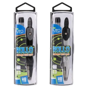 Alternative view of Rollo, compass with lead, pvc box, mix