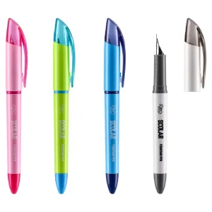 Alternative view of Scolar, fountain pen, big, blue