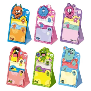 Indice 10, note, sticky, 3 x 20 sheets, mix, Strange