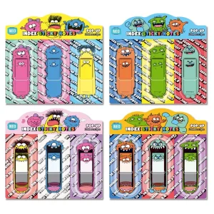 Indice 60, mark, sticky, 3 x 20 sheets, mix, Strange