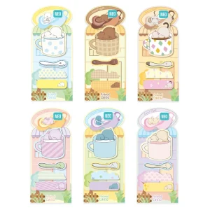 Indice 100, note, sticky, 4 x 20 sheets, mix, Sweet Animals