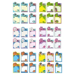 Indice 180, note, sticky, 50 sheets, mix, Flamingo