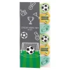 Tufts, sticky note set, football, 6pcs
