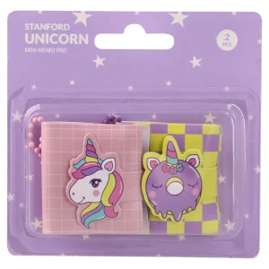 Stanford, mini memo pad, unicorn, 2pcs
