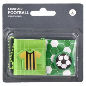 Stanford, mini memo pad, football, 2pcs