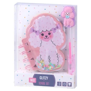 Glitzy, school set, sweet