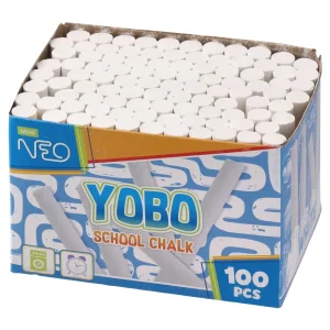 Alternative view of Yobo L, school chalk, white, 100pcs