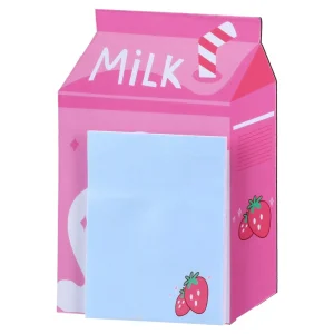 Alternative view of Moochie, sticky notes, 30 sheets, magnet, pink