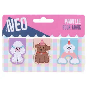 Pawlie, book mark, magnet, mix, 3pcs