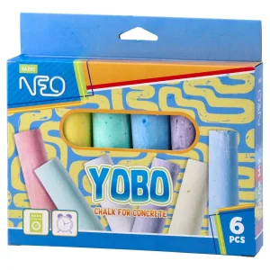Yobo Jumbo, chalk for concrete, 6pcs