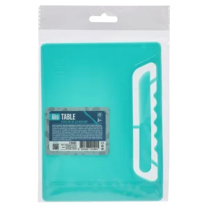 Table, plastic pad for clay with knife, 20x15cm